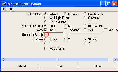 Перестроив все профильные кривые