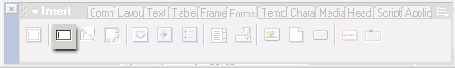 Кнопка Text Field панели
